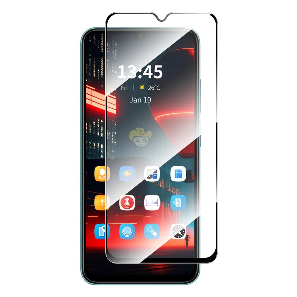 ENKAY HAT PRINCE For Samsung Galaxy A26 5G   Screen Protector Anti-Explosion 9H Silk Printing 0.26mm Screen Film - Transparent - 1