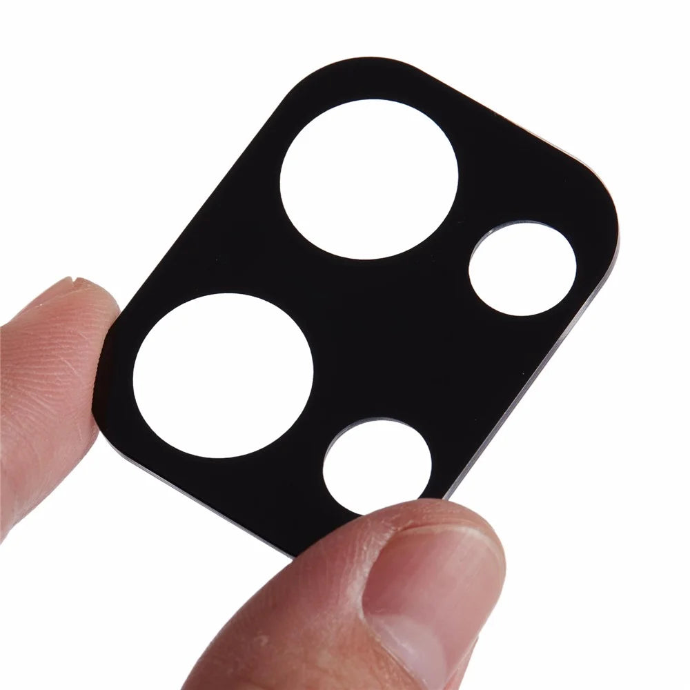 For Oppo Reno13 5G (Global) Tempered Glass Lens Protector Black Silk Printing Camera Lens Film - 3