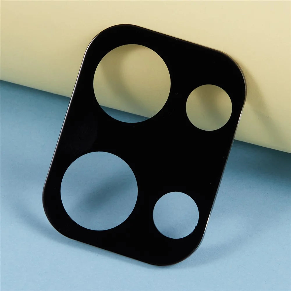 For Oppo Reno13 5G (Global) Tempered Glass Lens Protector Black Silk Printing Camera Lens Film - 4