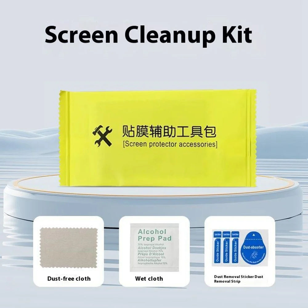 ESHMILY For iPhone 12 Pro Max Screen Protector 2.5D High Aluminium-Silicon Glass Anti Spy Film with Easy Installation Tool - 6