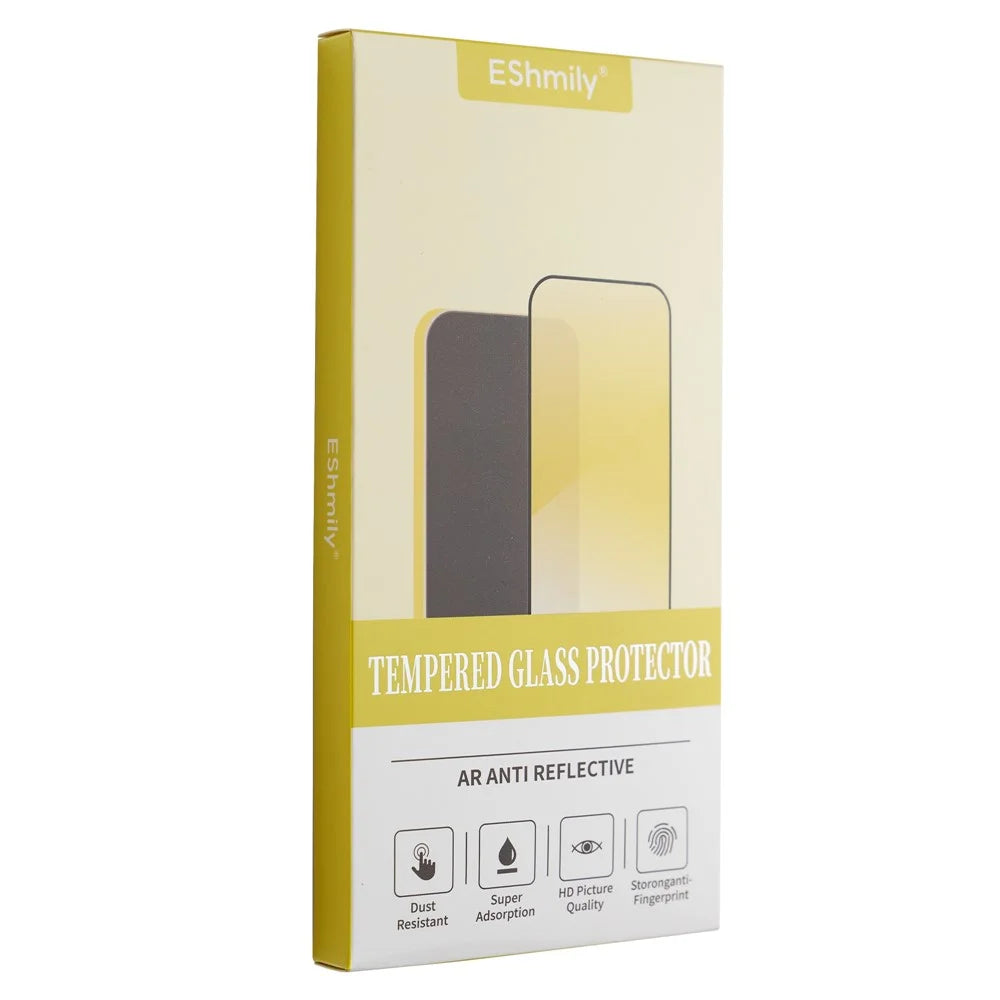 ESHMILY For iPhone 12 Pro Max Screen Protector 2.5D High Aluminium-Silicon Glass Anti Spy Film with Easy Installation Tool - 7
