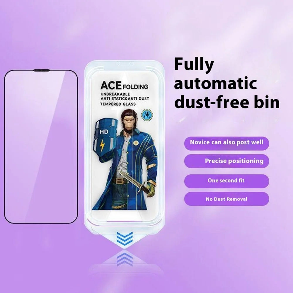 ESHMILY For Samsung Galaxy A34 5G / M34 5G Screen Protector 2.5D High Aluminium-Silicon Glass Clear Film with Easy Installation Tool - 5