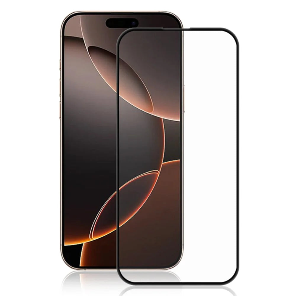 MOCOLO For iPhone 16 Pro Max Screen Protector 3D Curved Tempered Glass HD Clear Full Glue Film - 1
