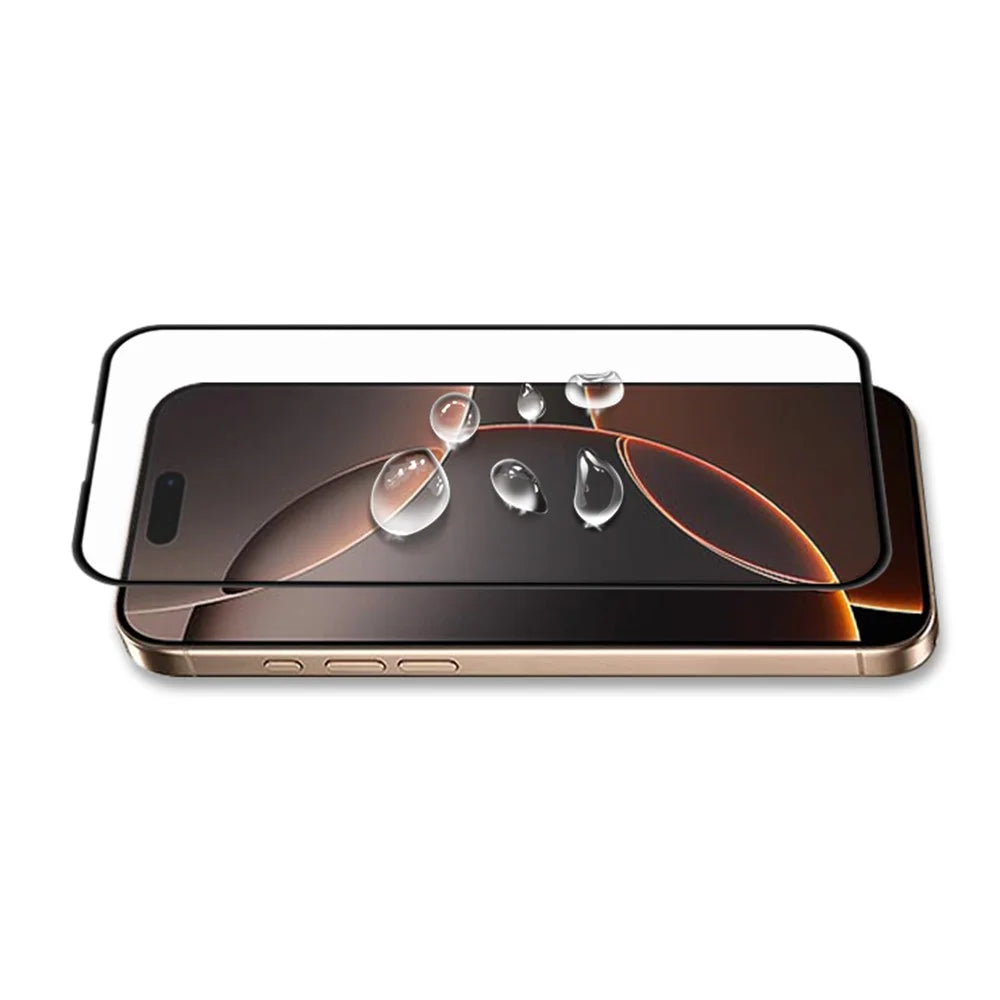 MOCOLO For iPhone 16 Pro Screen Protector 3D Curved Tempered Glass HD Clear Full Glue Film - 4