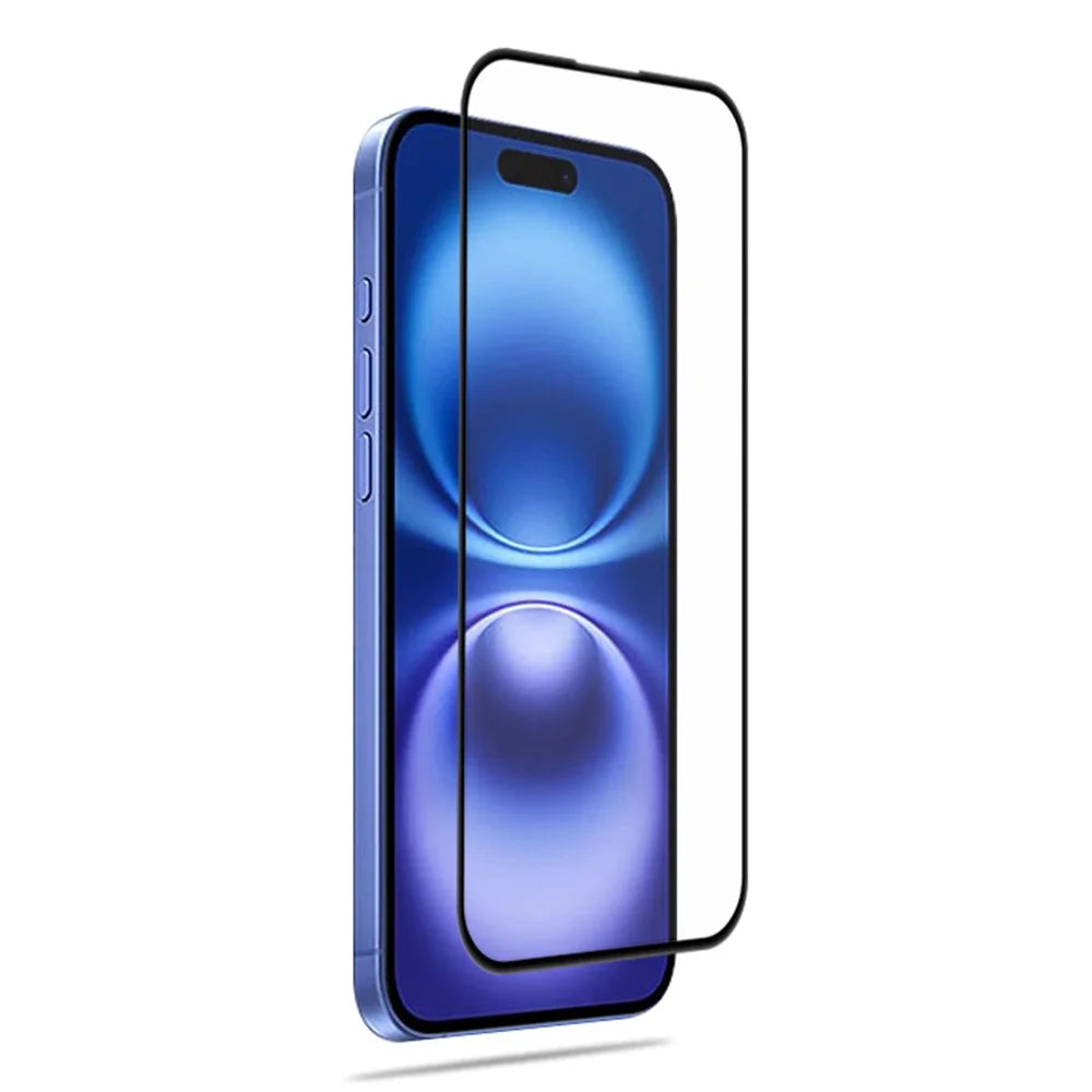 MOCOLO For iPhone 16 Screen Protector 3D Curved Tempered Glass HD Clear Full Glue Film - 2
