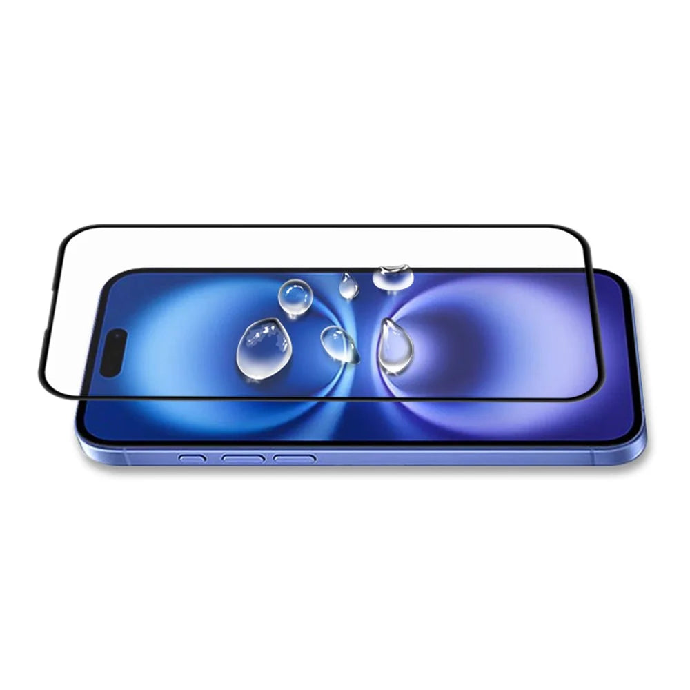 MOCOLO For iPhone 16 Screen Protector 3D Curved Tempered Glass HD Clear Full Glue Film - 4