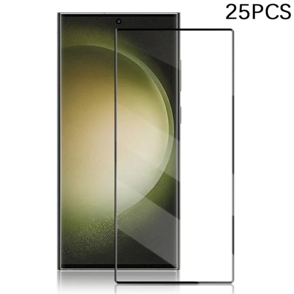 MOCOLO 25Pcs For Samsung Galaxy S24 Ultra Screen Protector 3D Curved Tempered Glass Film - 1