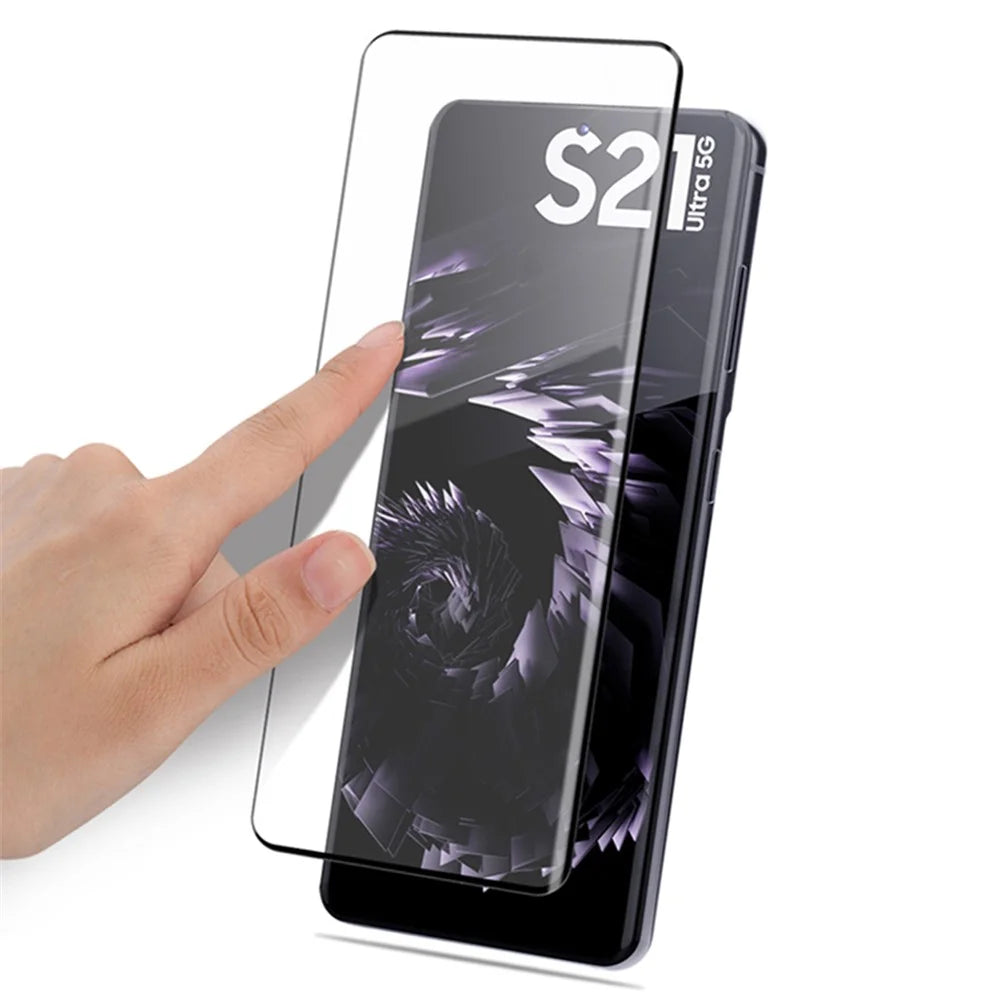 MOCOLO 25Pcs For Samsung Galaxy S21 Ultra 5G Screen Protector 3D Curved Tempered Glass Film - 2