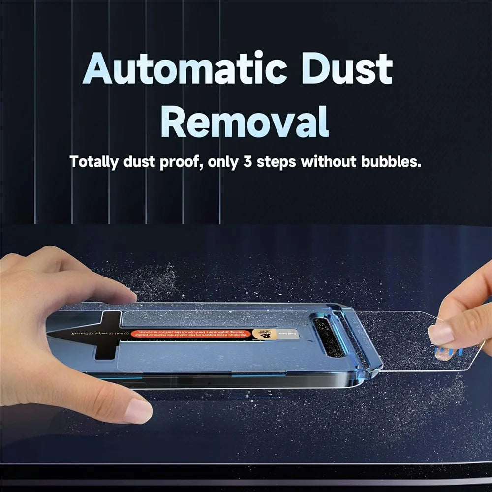 2 Sets For Samsung Galaxy S25+ / S24+ Anti Spy Tempered Glass Screen Protector with Automatic Dust Removal Tool - 5