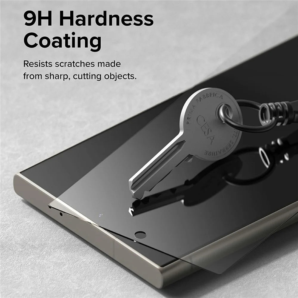 2 Sets For Samsung Galaxy S24 Ultra Tempered Glass HD Clear Screen Protector with Automatic Dust Removal Tool - 5