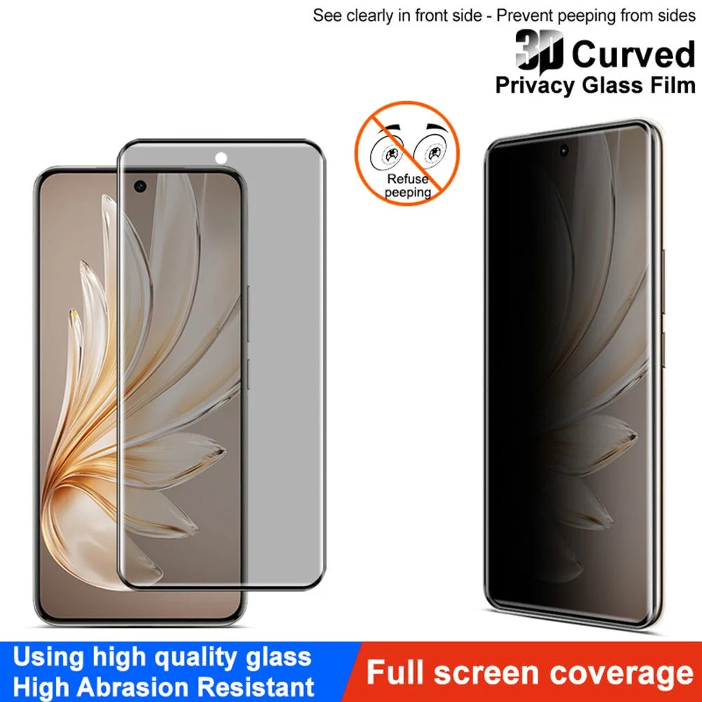 IMAK For vivo T4 Ultra 5G / S20 Pro 5G Anti Spy Full Cover Screen Protector Tempered Glass Film - 4