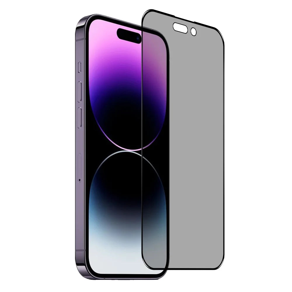 NORTHJO A+ For iPhone 14 Pro Max 28 Degree Anti-spy Silk Printing Screen Protector 0.3mm 2.5D High Aluminum-silicon Glass Film - 3