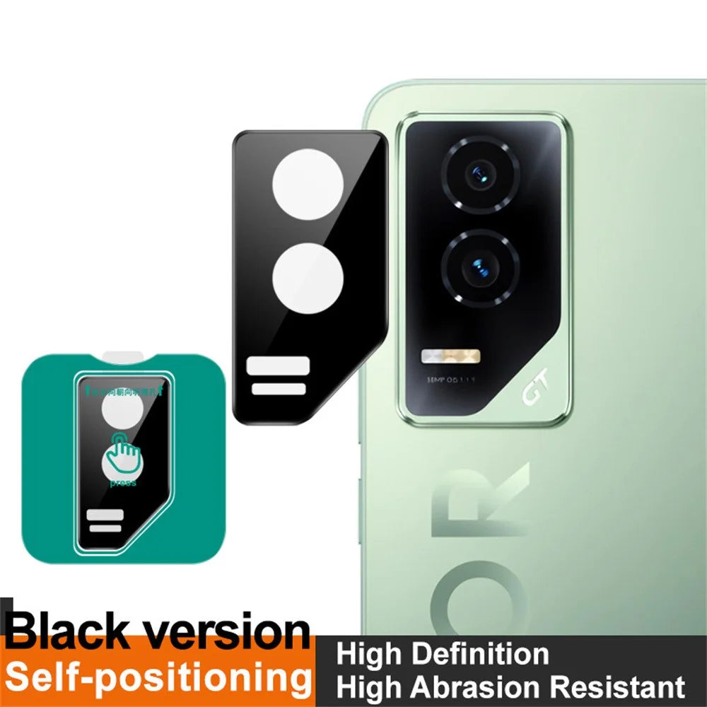 IMAK For Honor GT Tempered Glass Camera Lens Protector with Self Positioning Frame (Black Version) - 2