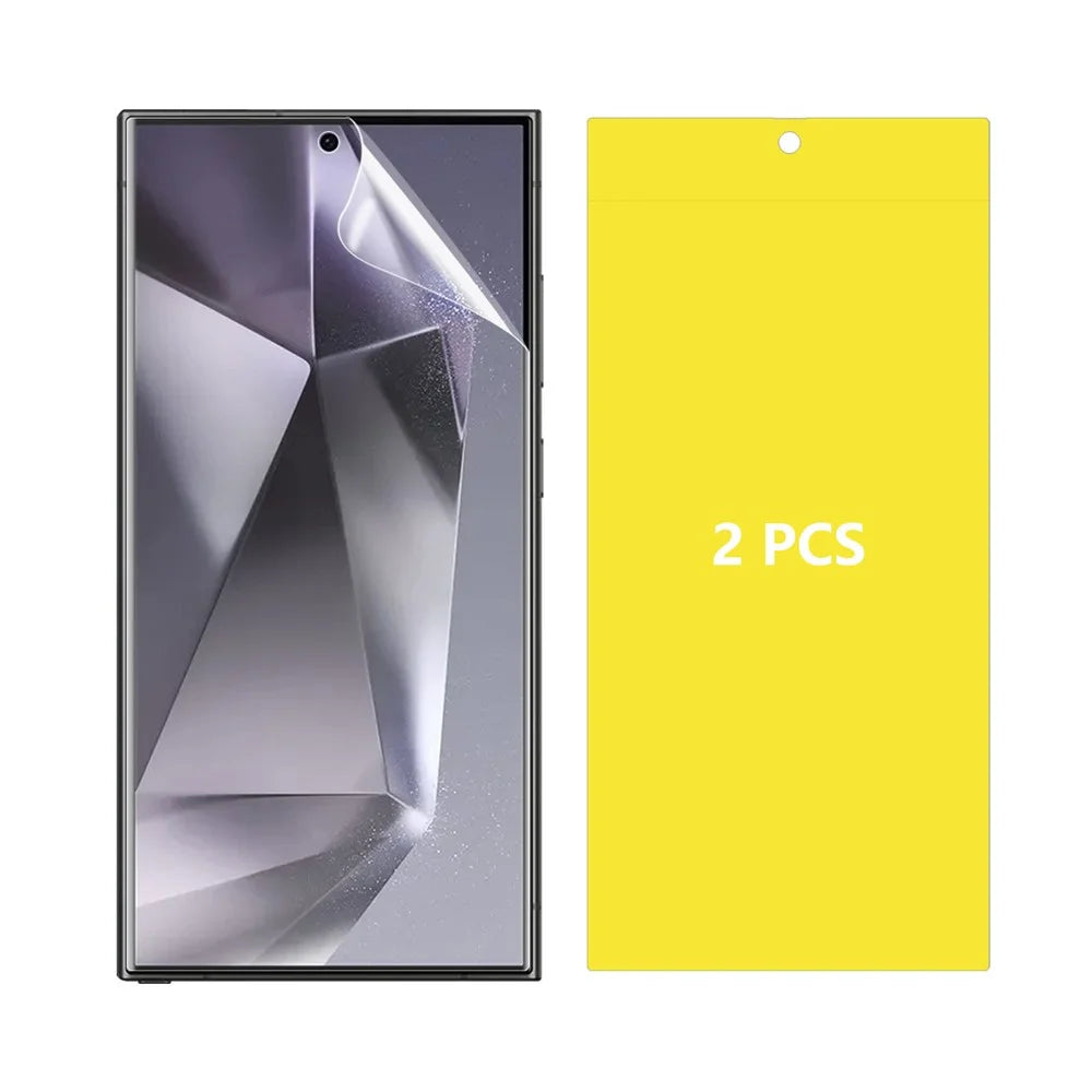 ENKAY HAT PRINCE For Samsung Galaxy S25 Ultra   2Pcs Screen Protector Transparent Soft Hydrogel Film - Transparent - 1