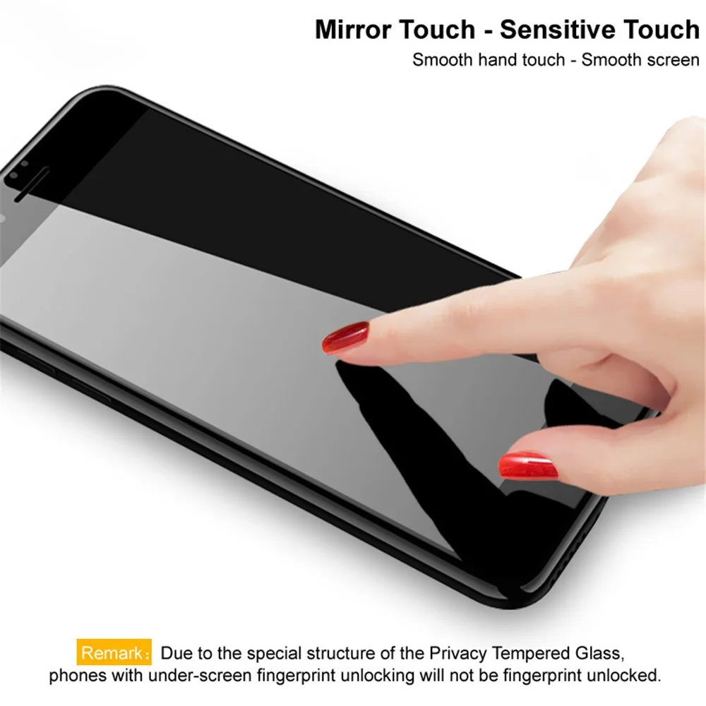 IMAK For Oppo A5 Pro 5G Anti Spy Full Cover Screen Protector Tempered Glass Film - 7