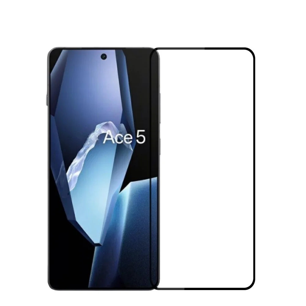 MOFI For OnePlus Ace 5 5G Screen Protector  9H Full Glue Full Coverage High Aluminum-Silicon Glass Film - Black - 1