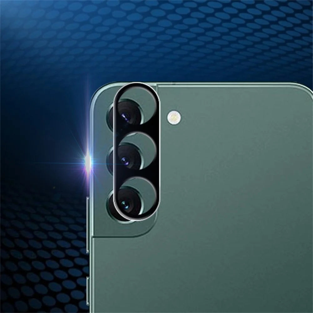 MOCOLO For Samsung Galaxy S25 Camera Lens Protector Silk Printing Tempered Glass Lens Film - Black - 3