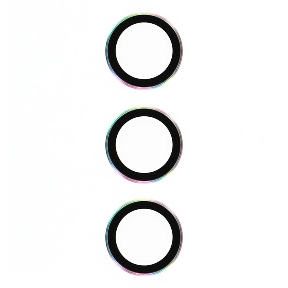 For Samsung Galaxy S25 Camera Lens Protector Electroplating Clear Tempered Glass Lens Film - Multi-Color - 2