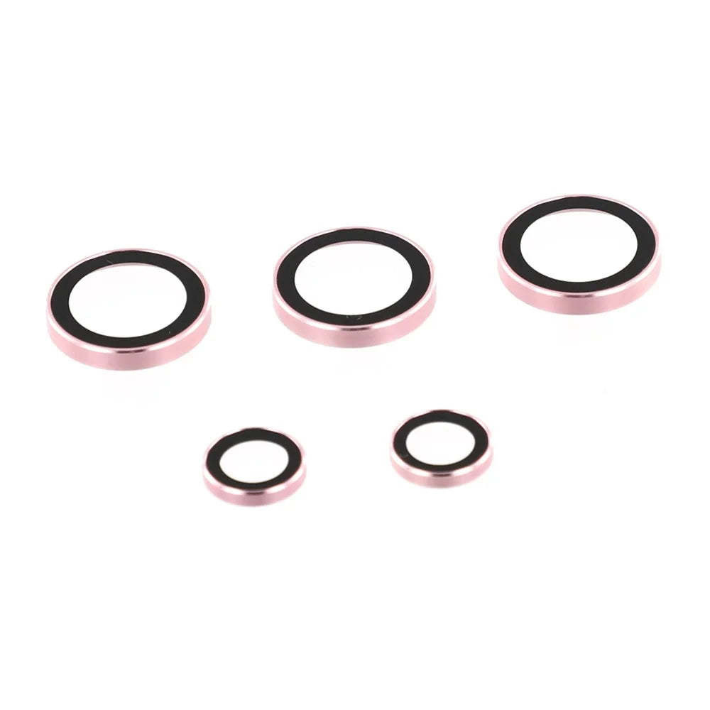 For Samsung Galaxy S25 Ultra Camera Lens Protector Electroplating Ultra HD Tempered Glass Lens Film - Rose Gold - 3