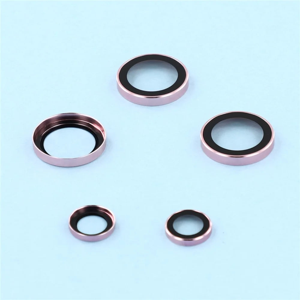 For Samsung Galaxy S25 Ultra Camera Lens Protector Electroplating Ultra HD Tempered Glass Lens Film - Rose Gold - 4