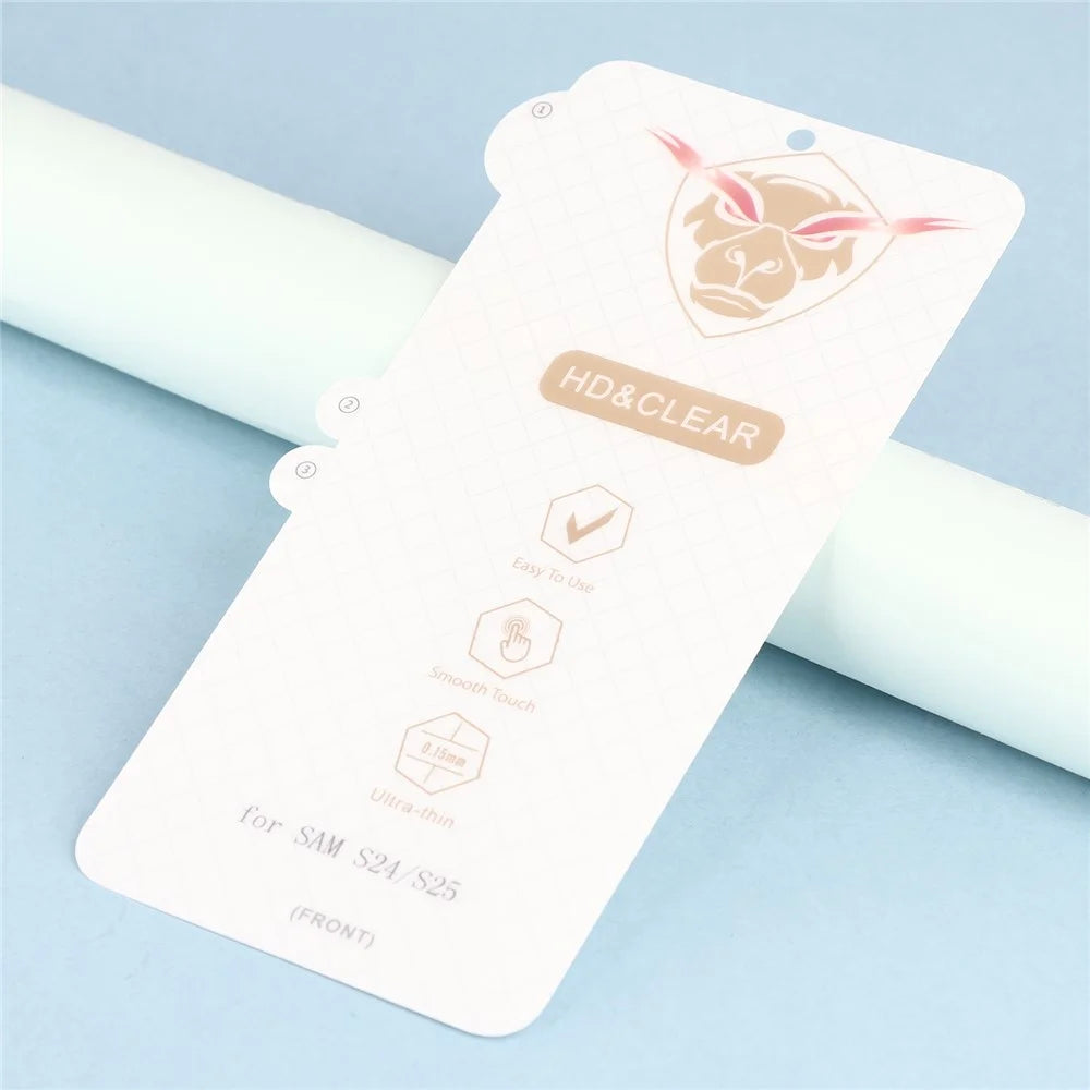 For Samsung Galaxy S25+  /  S24+ Screen Protector Soft TPU Clear Screen Film - 4