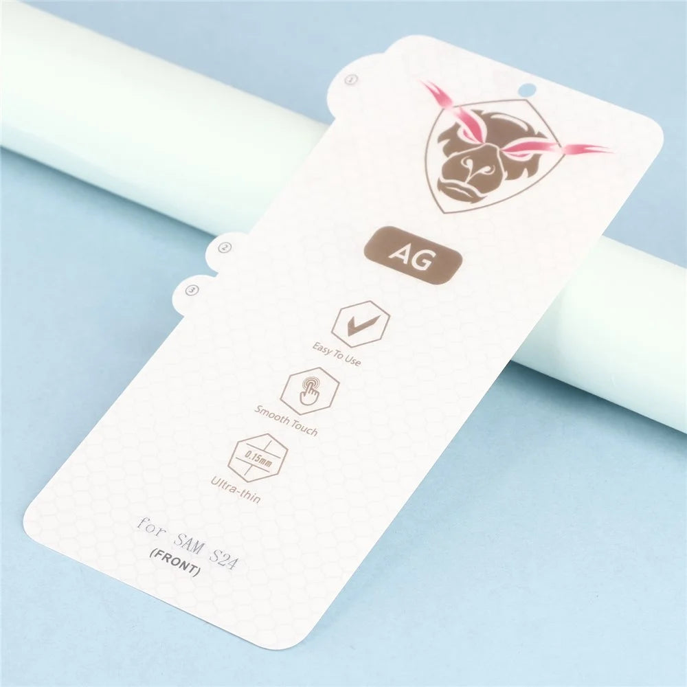 For Samsung Galaxy S25 / S24 Screen Protector Anti Fingerprint Anti Glare Matte Soft TPU Film - 4