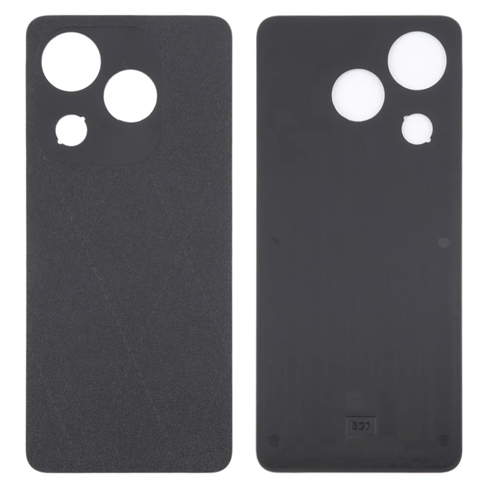 For TECNO Spark 20C Back Battery Housing Cover Replacement Part - Black - 1
