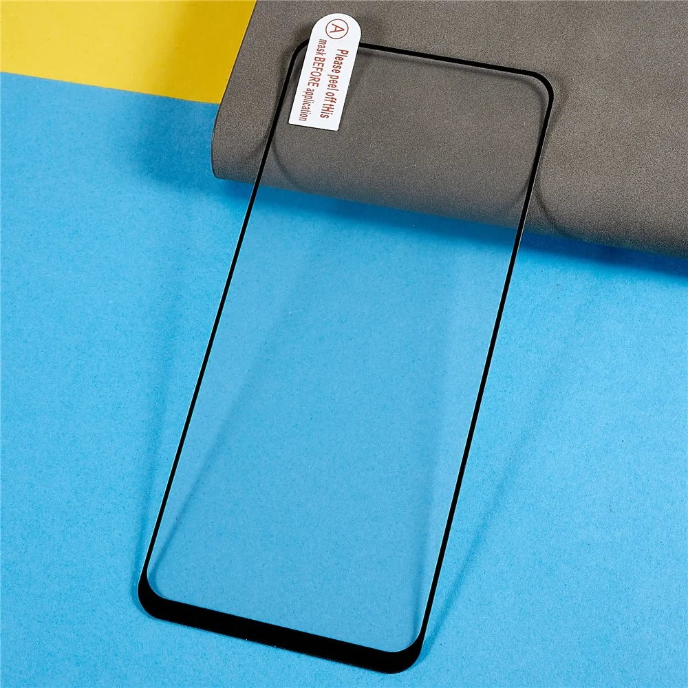 Full Covering Screen Protector For Oppo Reno8 5G (Global Version), Anti-explosion Full Glue Silk Printing HD Tempered Glass Screen Film - 6
