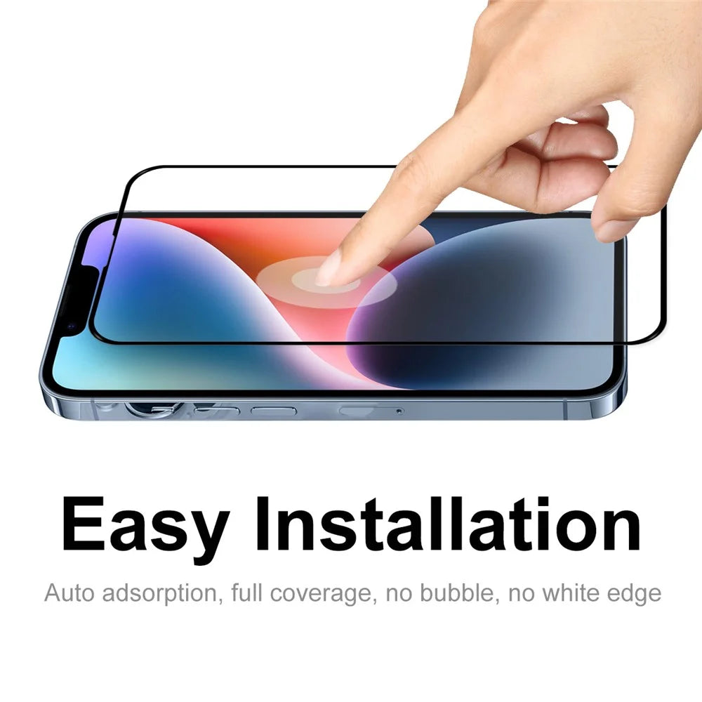 ENKAY HAT PRINCE For iPhone 17e / 16e Screen Protector   9H Silk Printing 0.26mm Tempered Glass - Transparent - 6