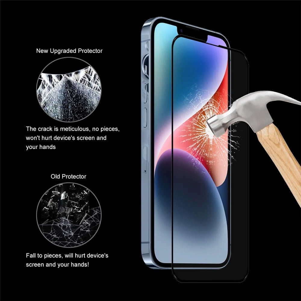 ENKAY HAT PRINCE For iPhone 17e / 16e Screen Protector   9H Silk Printing 0.26mm Tempered Glass - Transparent - 7