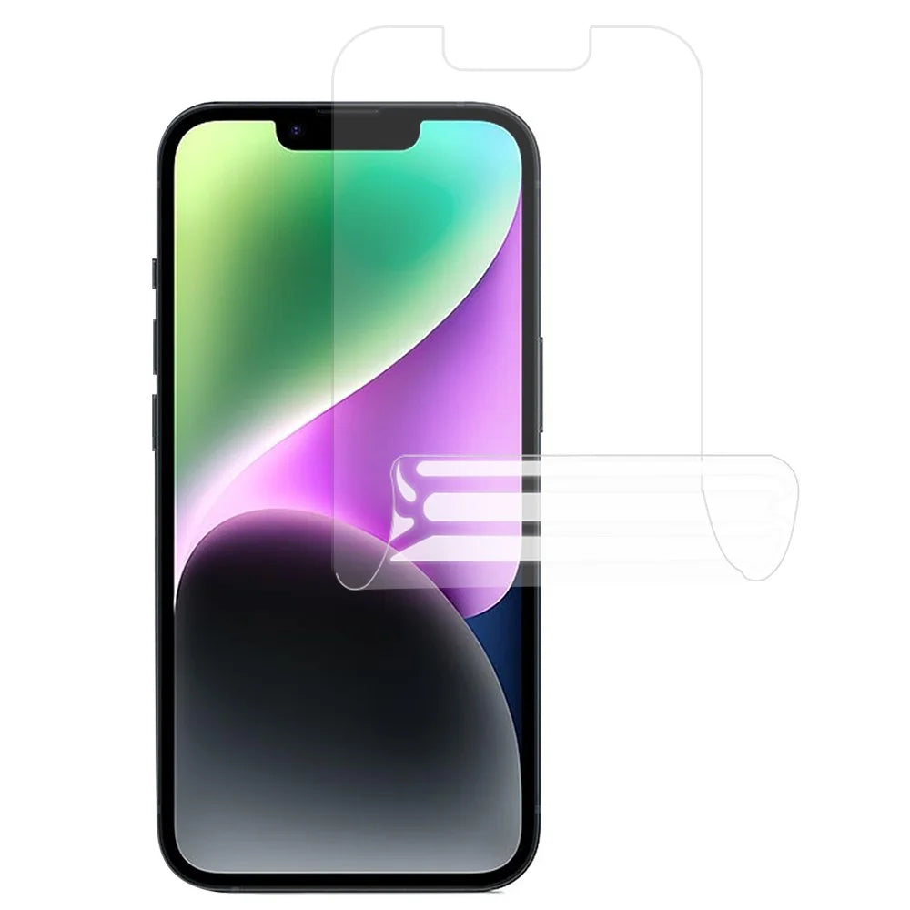 For iPhone 17e / 16e Screen Protector Soft Hydrogel TPU Anti Scratch Screen Film - 1