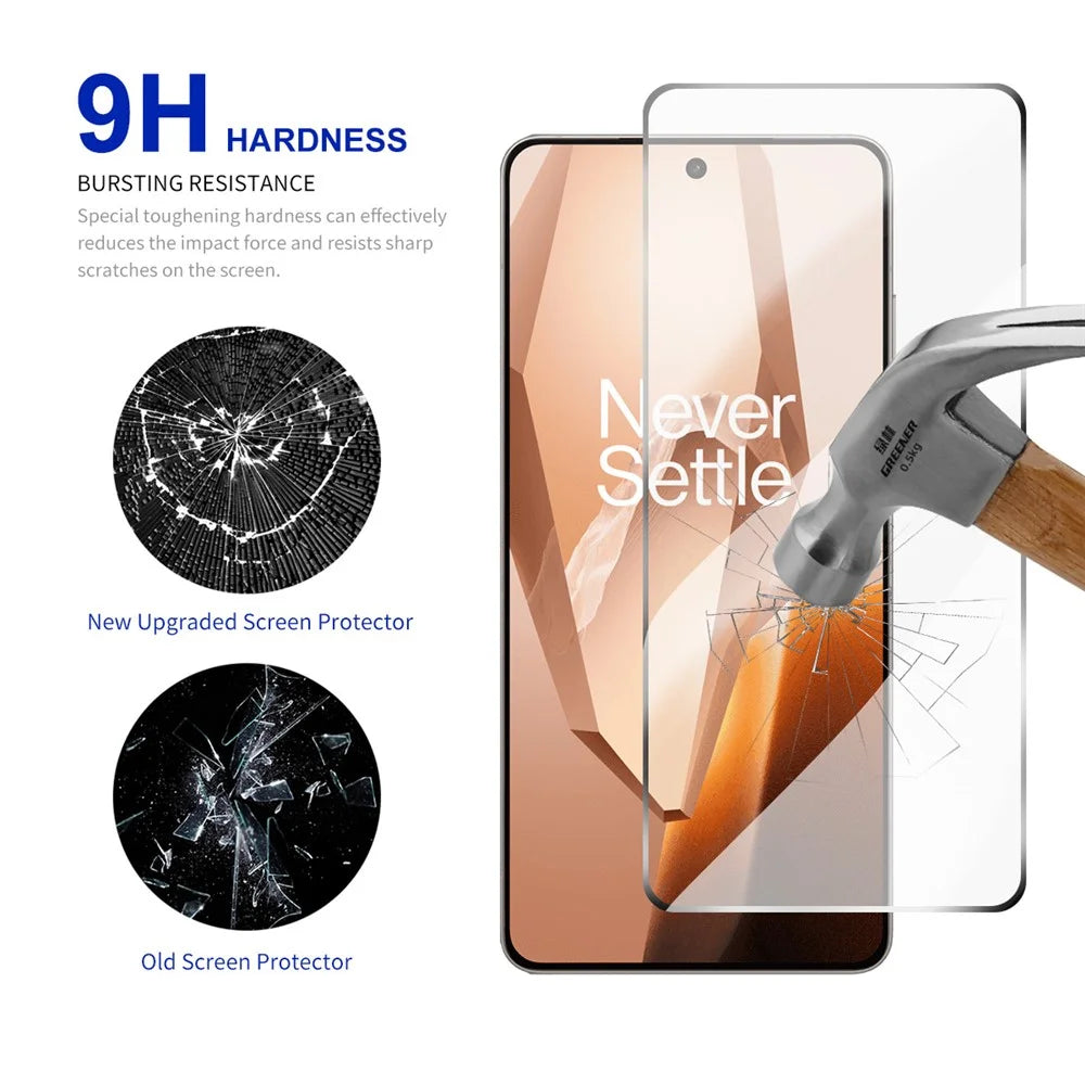 RURIHAI 10Pcs For OnePlus Ace 5 5G High Aluminium-Silicon Glass Film 0.26mm 2.5D Screen Protector - 4