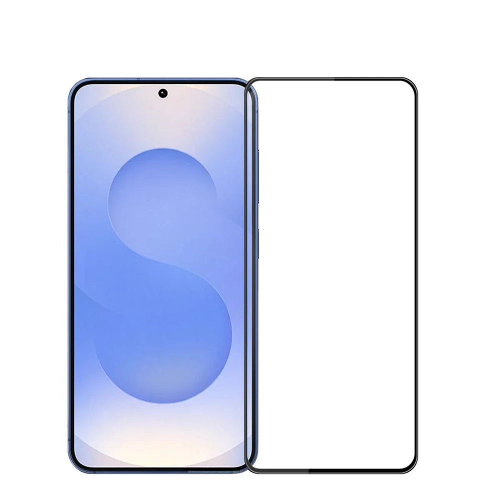 PINWUYO For Samsung Galaxy S25 Edge Tempered Glass Film  Explosion-proof 9H 3D Full Screen Protector - Black - 1