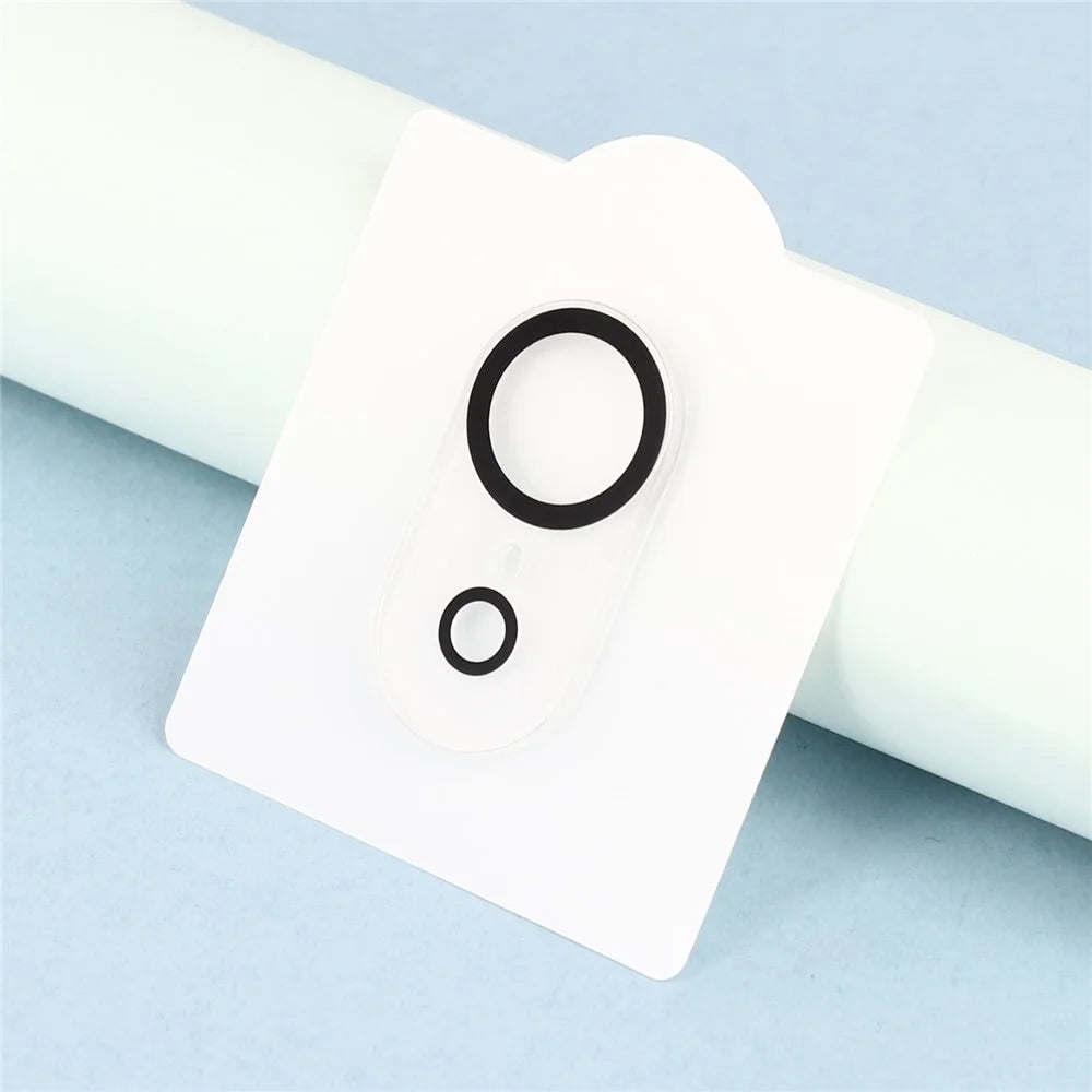 2Pcs For iPhone 17e / 16e Camera Lens Protector Silk Printing Lens Film 3D Arc Edge - 4