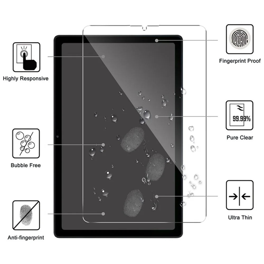 For Lenovo Legion Y700 (2025) Tempered Glass Screen Protector 2.5D Straight Edge Full Screen Film Full Glue - 3