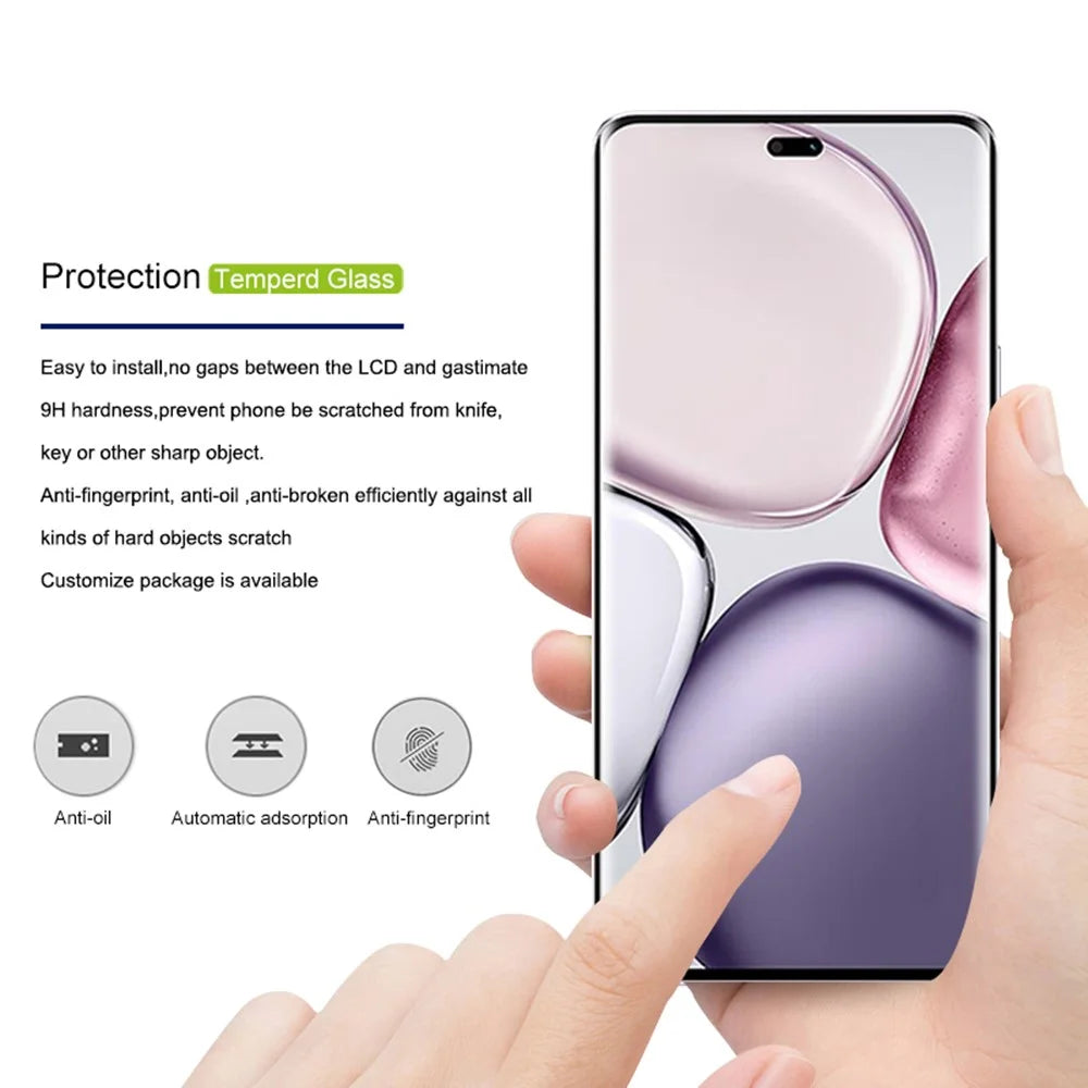 MOCOLO For Honor Magic7 Lite 5G / X9c 5G / X60 Pro 5G Screen Protector 3D Curved Tempered Glass Film - 2