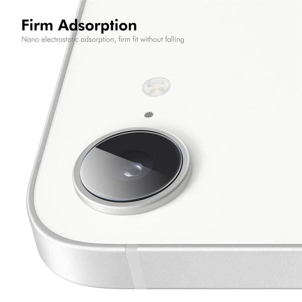 ENKAY HAT PRINCE For iPhone 17e / 16e 2Pcs Camera Lens Protector   0.2mm 9H High Aluminum-Silicon Glass Film - Transparent - 2