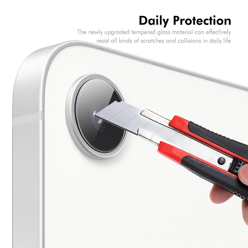 ENKAY HAT PRINCE For iPhone 17e / 16e Camera Lens Protector   0.2mm 9H High Aluminum-Silicon Glass Film - Transparent - 3