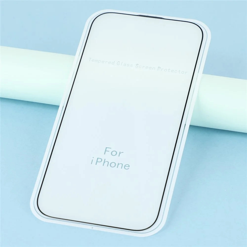 For iPhone 15 Pro Tempered Glass Screen Protector 0.33mm High Aluminium-Silicon Glass Screen Film Electroplated Silk-Print - 3