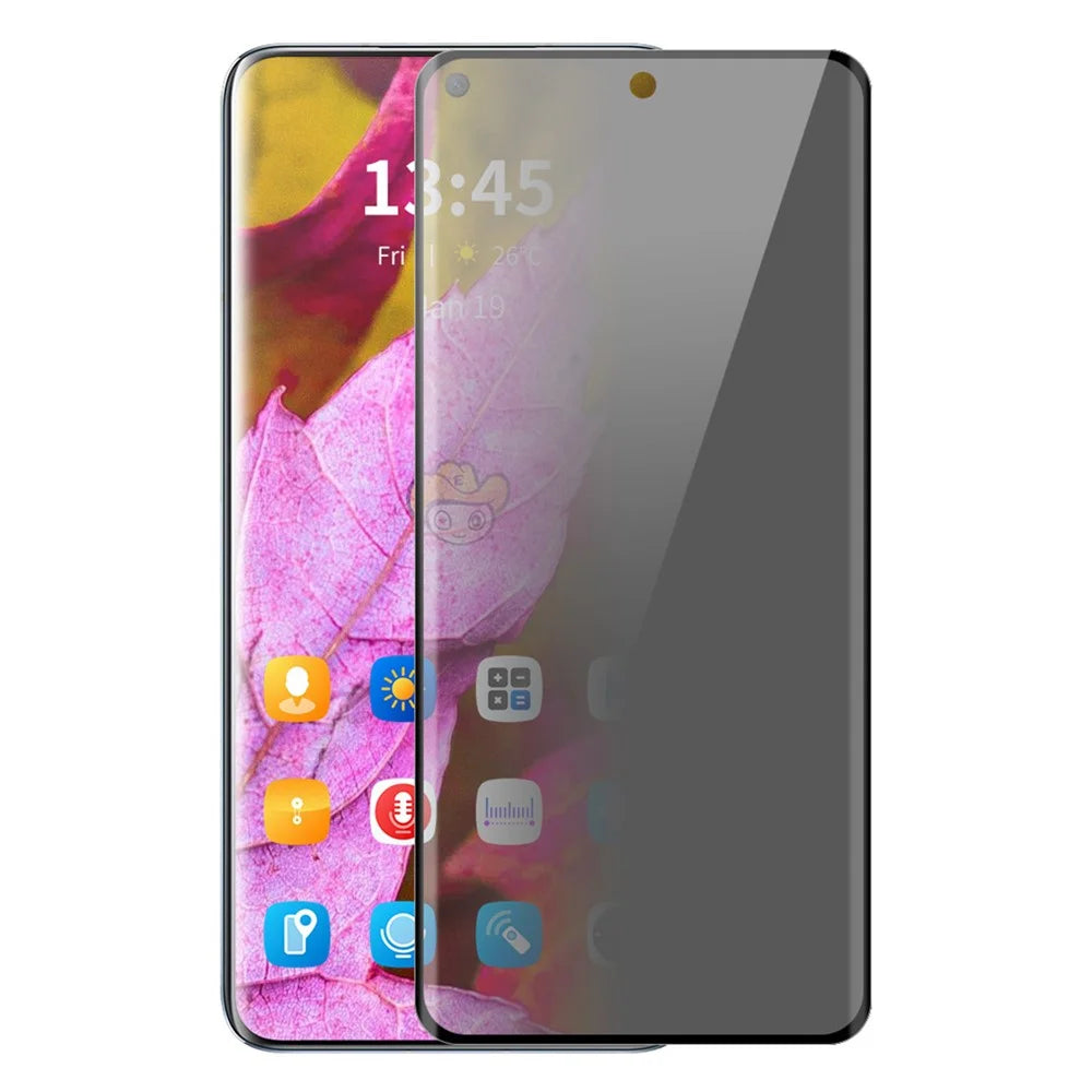 ENKAY HAT PRINCE For Oppo Find X6 Pro Privacy Screen Protector 3D Curved Tempered Glass Anti-Spy Film - 1