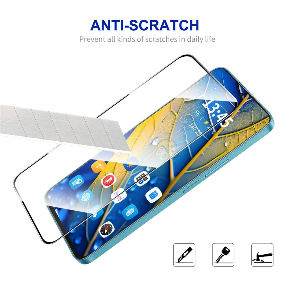 ENKAY HAT PRINCE For Motorola Moto G Power (2025) HD Clear Film   Tempered Glass Screen Protector with Installation Tool - Transparent - 5