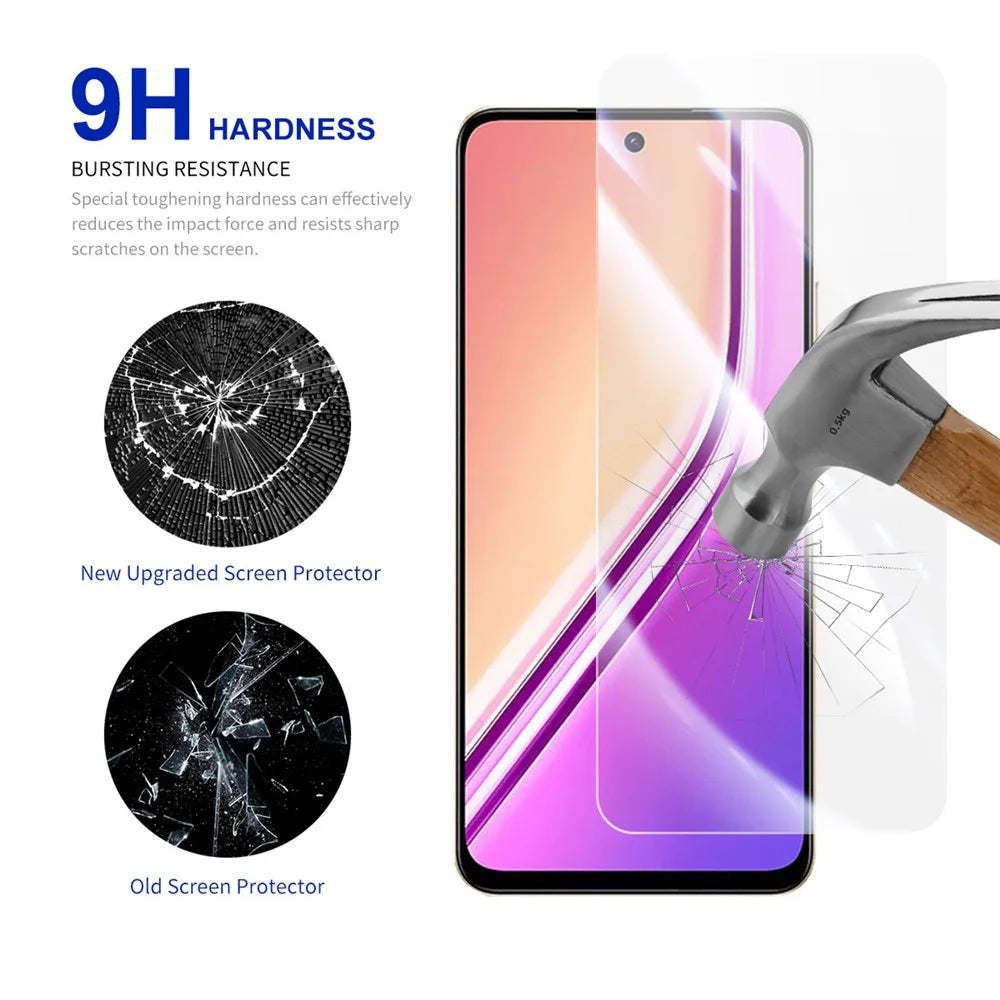 RURIHAI 10Pcs For Realme P3x 5G Screen Protector 0.26mm 2.5D High Aluminium Silicon Glass Film - 4