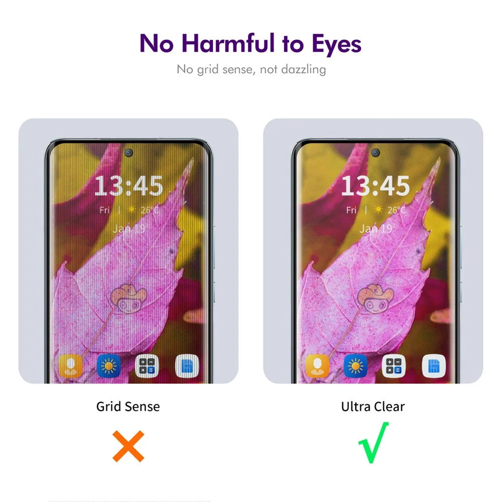 ENKAY HAT PRINCE Privacy Screen Protector for vivo S19 Pro 5G  /  V40 5G  /  V40 Pro 5G 3D Curved Screen Film with Installation Tool - 6