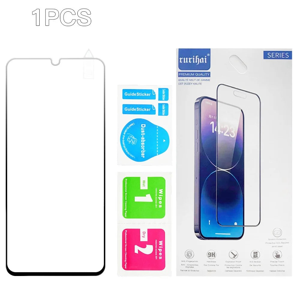 RURIHAI For Samsung Galaxy M06 5G Screen Protector Secondary Hardening High Aluminium-Silicon Glass Film - 7