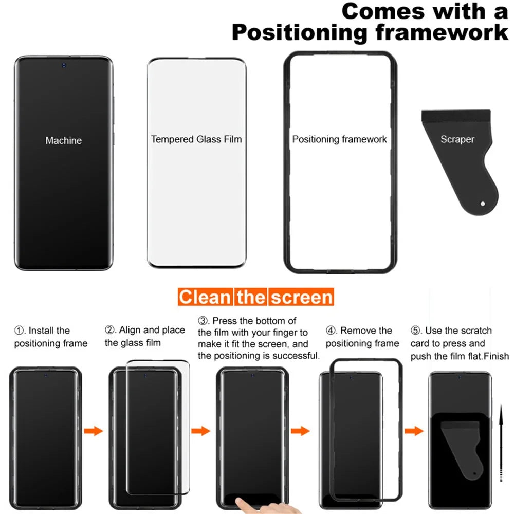 IMAK Screen Protector For Huawei nova 12 Pro 5G / nova 12 Ultra 5G / nova 13 Pro 5G Full Glue 3D Curved Tempered Glass Film with Positioning Frame - 6