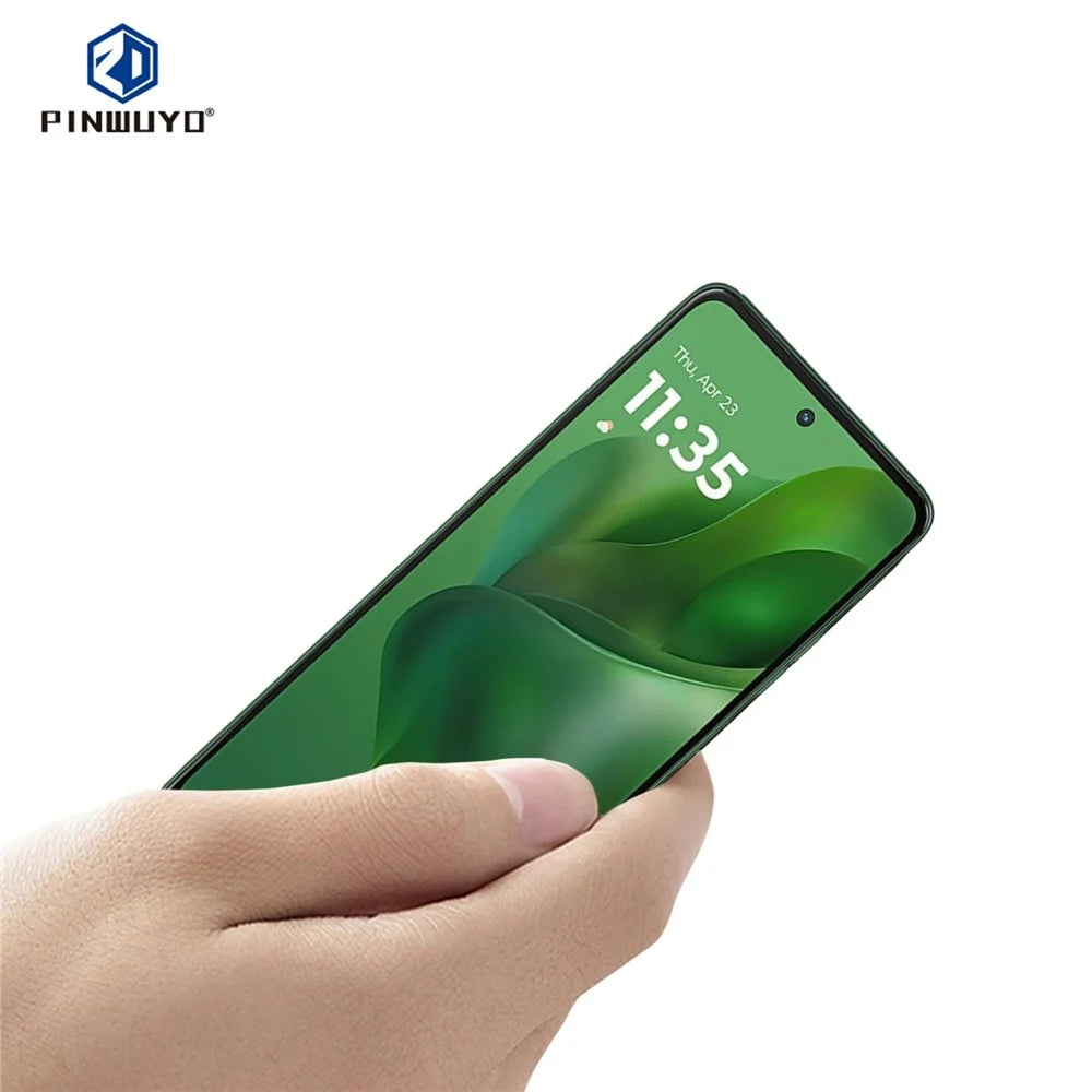 PINWUYO For Motorola Moto G Power (2025) Tempered Glass Film  JK Series-2 9H Full Screen Protector - Black - 2