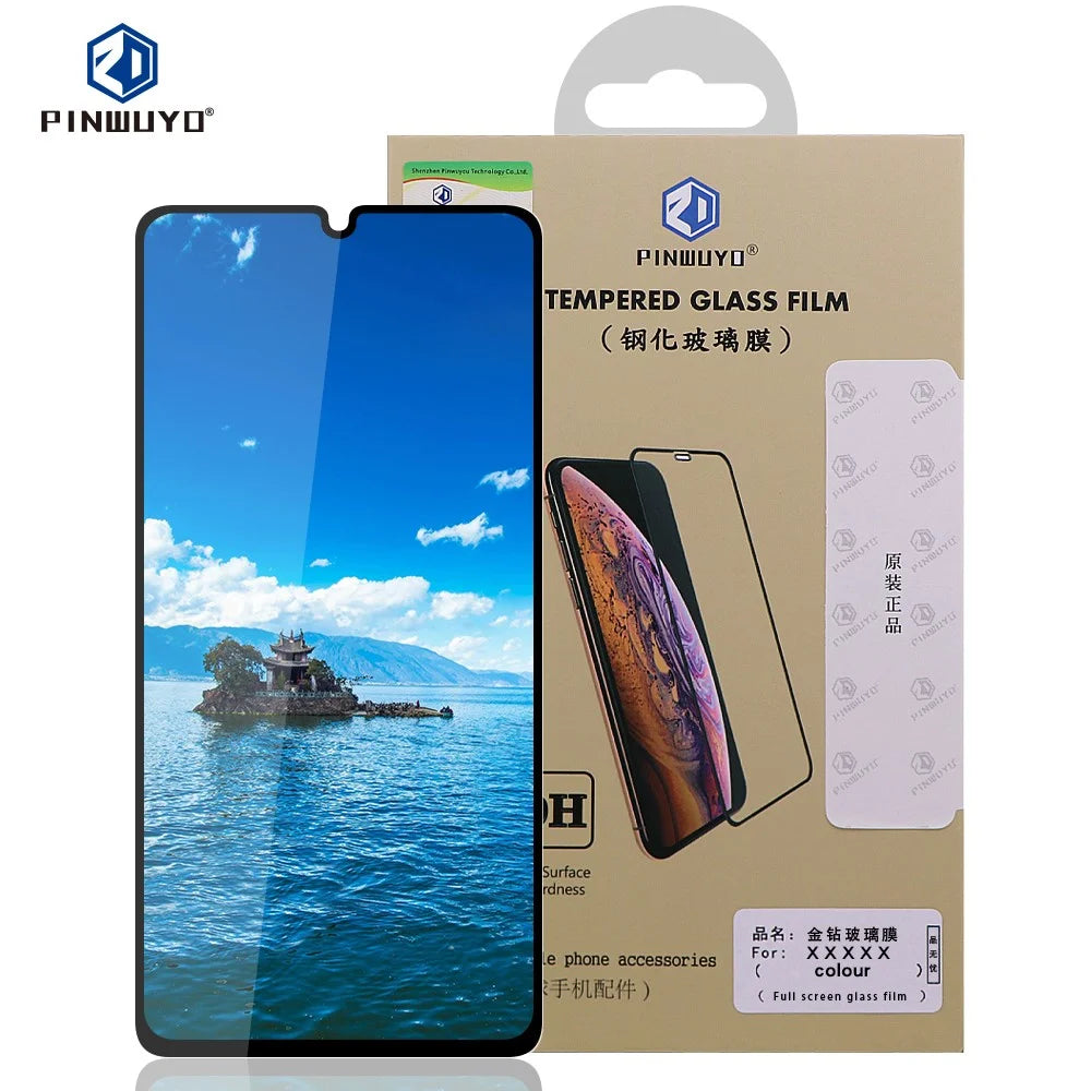 PINWUYO For Samsung Galaxy M16 5G / F16 5G Tempered Glass Film  JK Series-2 9H Full Screen Protector - Black - 3