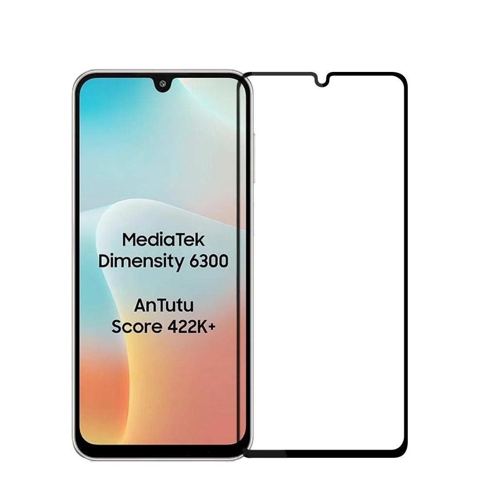 MOFI For Samsung Galaxy M16 5G / F16 5G Screen Protector  9H Full Glue Full Coverage High Aluminum-Silicon Glass Film - Black - 1