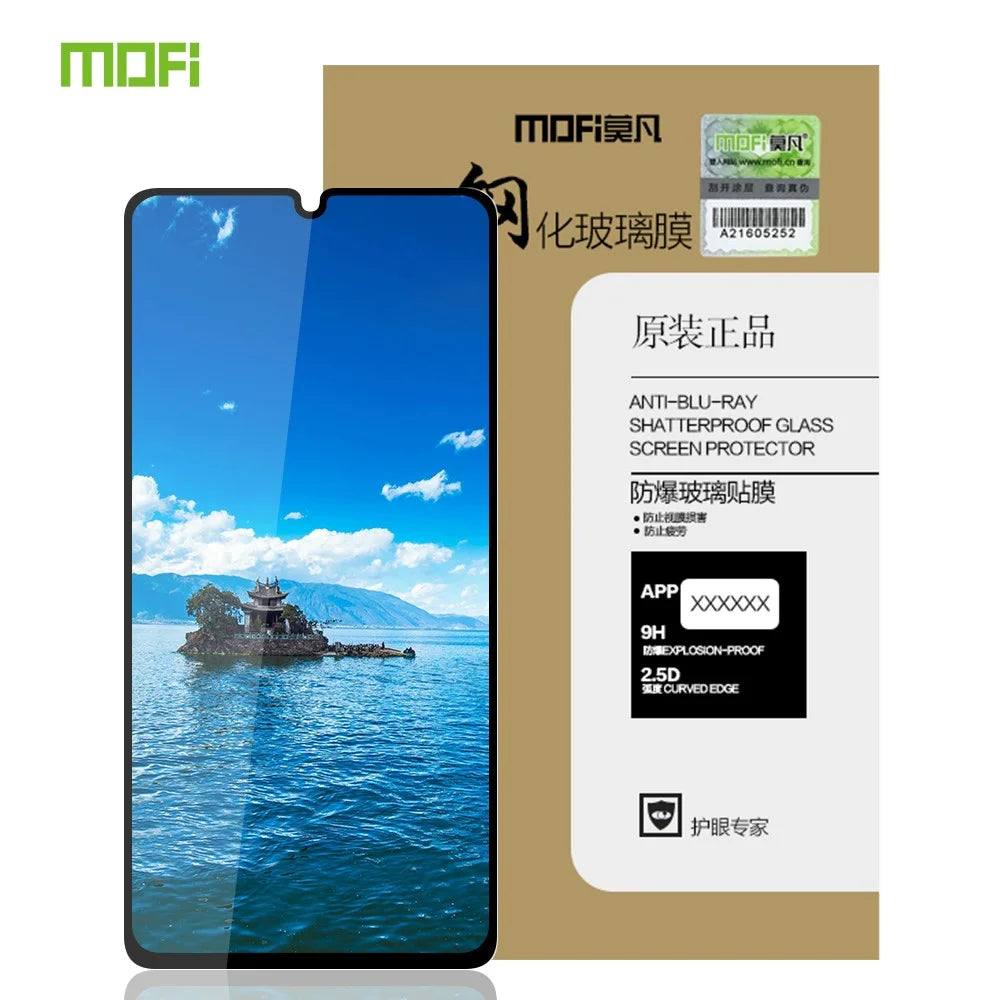 MOFI For Samsung Galaxy M16 5G / F16 5G Screen Protector  9H Full Glue Full Coverage High Aluminum-Silicon Glass Film - Black - 3