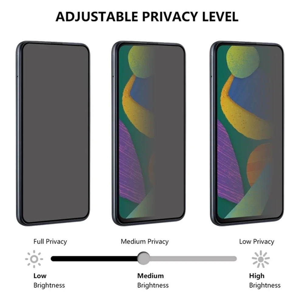 RURIHAI For iPhone 17e / 16e Anti-Spy Full Screen Protector High Aluminum-Silicon Glass - 4
